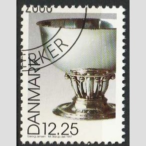 FRIM�RKER DANMARK | 1997 - AFA 1163 - Dansk design - 12,25 Kr. Georg Jensen - P�nt  Stemplet
