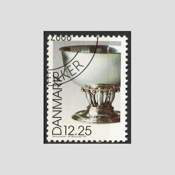 FRIMRKER DANMARK | 1997 - AFA 1163 - Dansk design - 12,25 Kr. Georg Jensen - Pnt  Stemplet