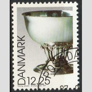 FRIM�RKER DANMARK | 1997 - AFA 1163 - Dansk design - 12,25 Kr. Georg Jensen - P�nt  Stemplet