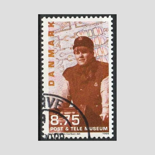 FRIMRKER DANMARK | 1998 - AFA 1179 - Post og Tele museet - 8,75 Kr. flerfarvet - Pnt Stemplet