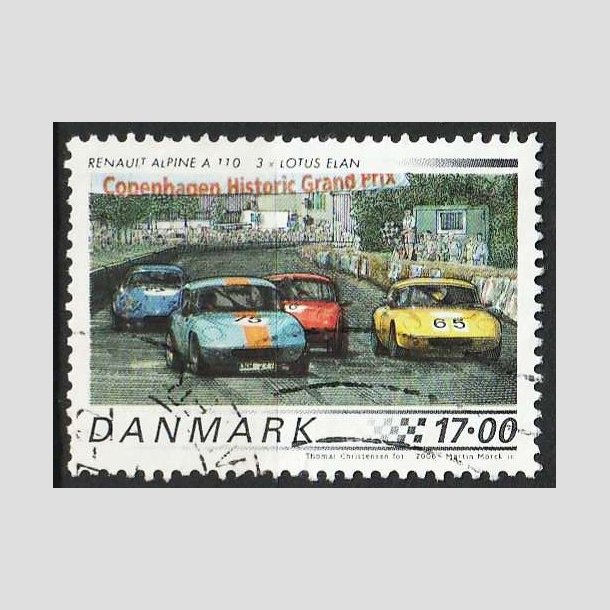 FRIMÆRKER DANMARK | 2006 - AFA 1473 - Klassiske racerbiler - 17,00 Kr. Lotus Elan - Stemplet 