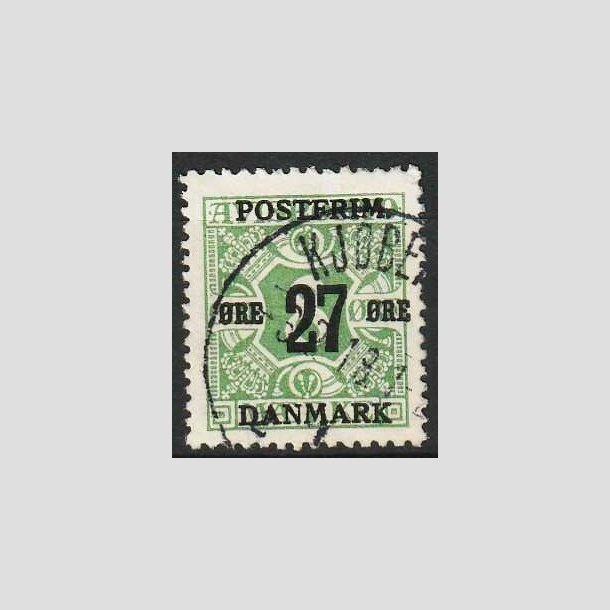 FRIMRKER DANMARK | 1918 - AFA 88 - 27 re/8 re grn - Pnt Stemplet