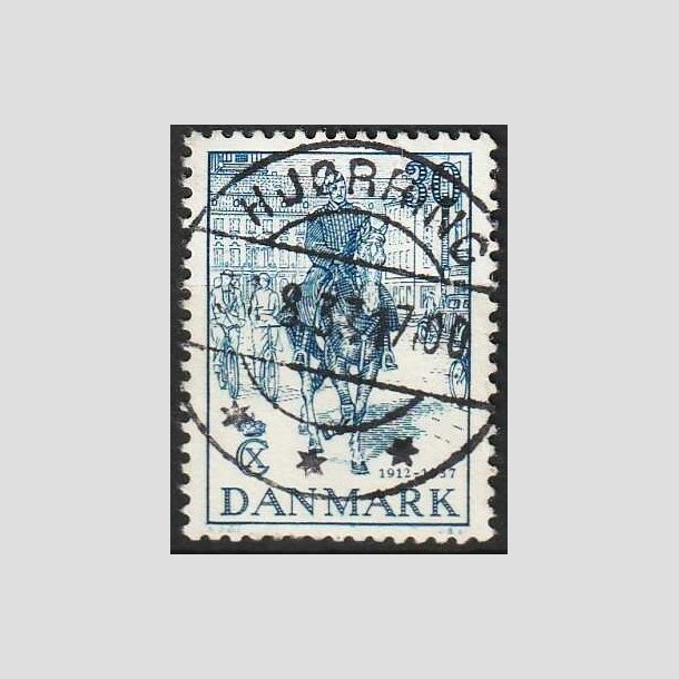 FRIMRKER DANMARK | 1937 - AFA 242 - Chr. X 25 re jubilum 30 re bl - Lux Stemplet Hjrring