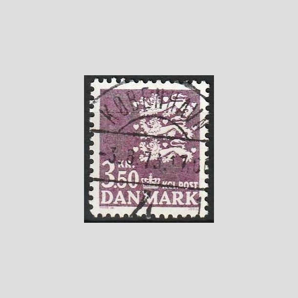 FRIMRKER DANMARK | 1972 - AFA 529 - Rigsvben 3,50 Kr. violet - Pragt Stemplet