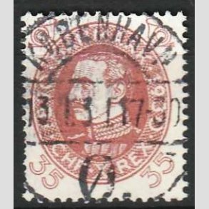 FRIMRKER DANMARK | 1930 - AFA 194 - Chr. X 60 r 35 re rdbrun - Lux Stemplet