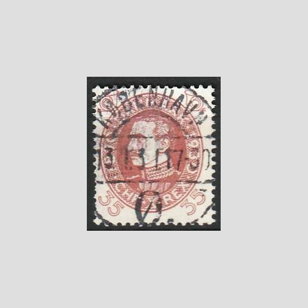 FRIMRKER DANMARK | 1930 - AFA 194 - Chr. X 60 r 35 re rdbrun - Lux Stemplet