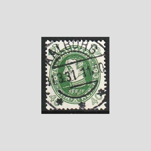 FRIMRKER DANMARK | 1930 - AFA 195 - Chr. X 60 r 40 re grn - Lux Stemplet 