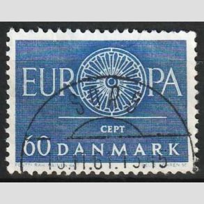 FRIM�RKER DANMARK | 1969 - AFA 482 - CEPT EU Post & Tele 10 �r - 90 �re bl� - Pragt Stemplet Sor�