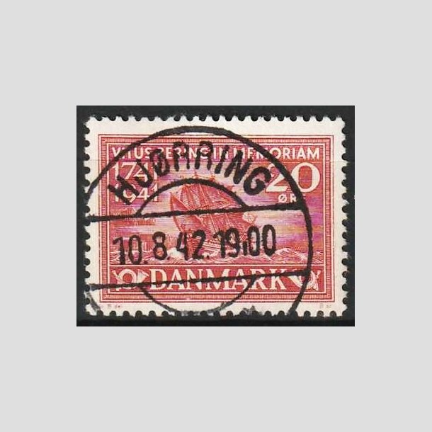 FRIMRKER DANMARK | 1941 - AFA 271 - Vitus Bering 20 re rd - Lux Stemplet Hjrring