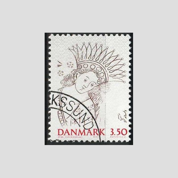 FRIMRKER DANMARK | 1992 - AFA 1011 - Nordia 94 - 3,50 Kr. brun/rd/gr - Pnt Stemplet 