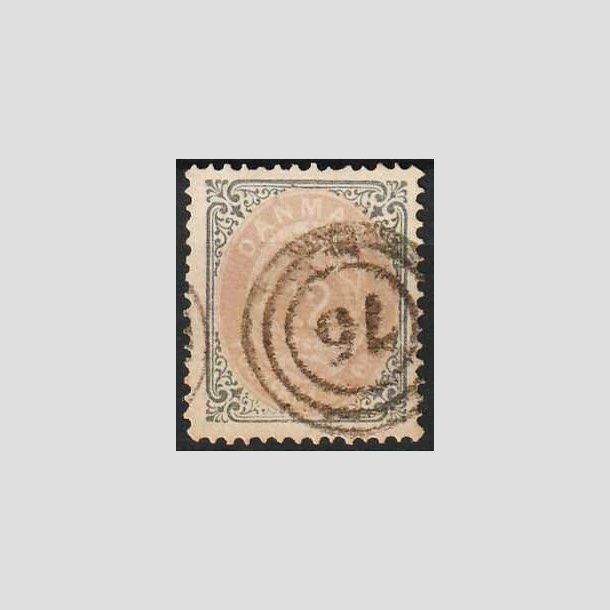 FRIMRKER DANMARK | 1875 - AFA 26 - 12 re gr/violet - Stemplet