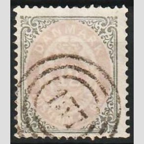 FRIM�RKER DANMARK | 1875 - AFA 26 - 12 �re gr�/violet - Stemplet
