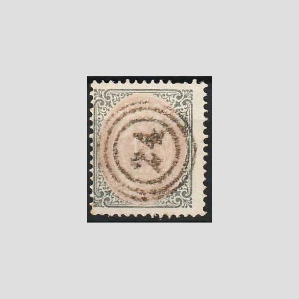 FRIMRKER DANMARK | 1875 - AFA 26 - 12 re gr/violet - Stemplet