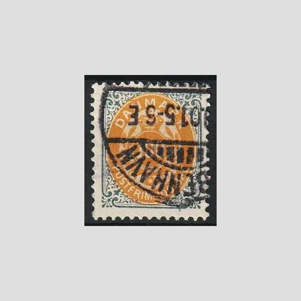 FRIMRKER DANMARK | 1895 - AFA 31By - 100 re gr/gul omv. ramme - Stemplet