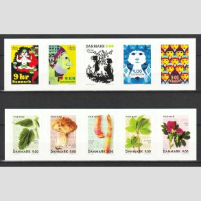 FRIMRKER DANMARK | 2018 - AFA 1922-6+1941-5 - Bjrn Wiinblad mv - 2 x 5-striber - Postfrisk