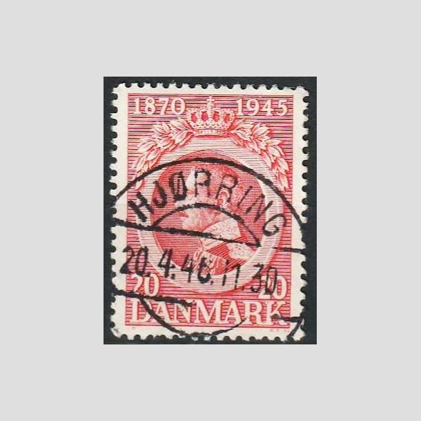 FRIMRKER DANMARK | 1945 - AFA 291 - Chr. X 75 r 20 re rd - Pragt Stemplet Hjrring