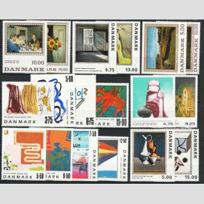 FRIM�RKER DANMARK | Lot med bedre postfriske Malerim�rker 