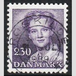 FRIMRKER DANMARK | 1982 - AFA 757 - Dronning Margrethe - 2,30 Kr. violet - Lux Stemplet 