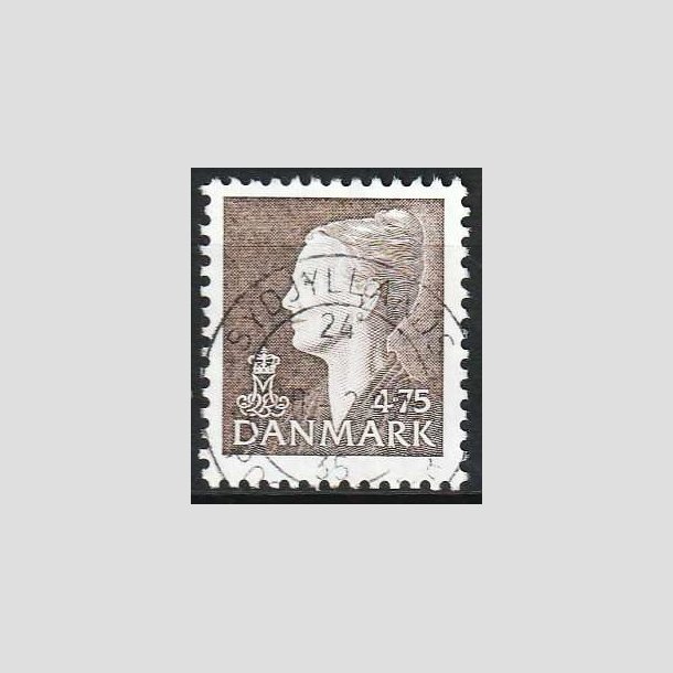 FRIMRKER DANMARK | 1997 - AFA 1153 - Dronning Margrethe - 4,75 Kr. brun - Pragt stemplet 