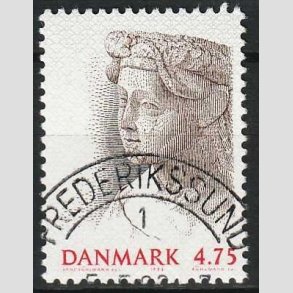 FRIM�RKER DANMARK | 1992 - AFA 1012 - Nordia 94 - 4,75 Kr. brun/r�d/gr� - Pragt Stemplet 