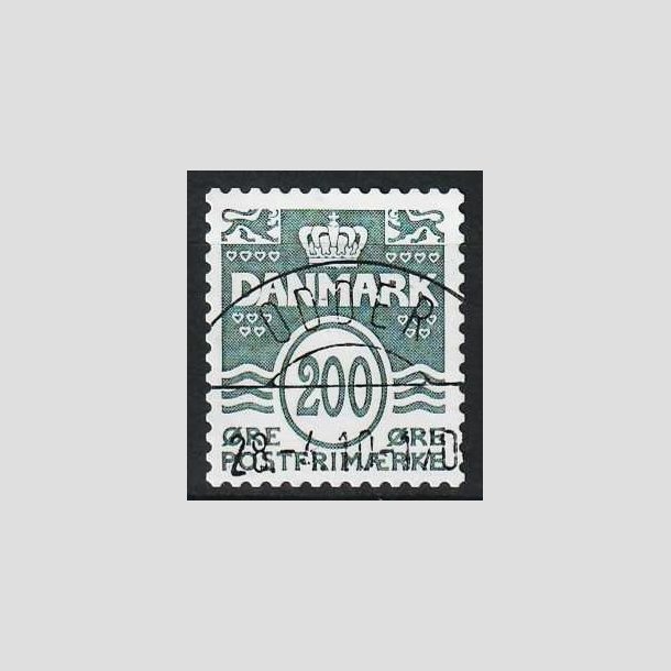 FRIMRKER DANMARK | 2005 - AFA 1447 - Blgelinie - 200 re olivengrn - Pragt Stemplet Odder