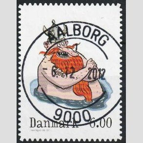 FRIM�RKER DANMARK | 2011 - AFA 1682a - Vintereventyr - 6,00 Kr. flerfarvet - Pragt Stemplet 