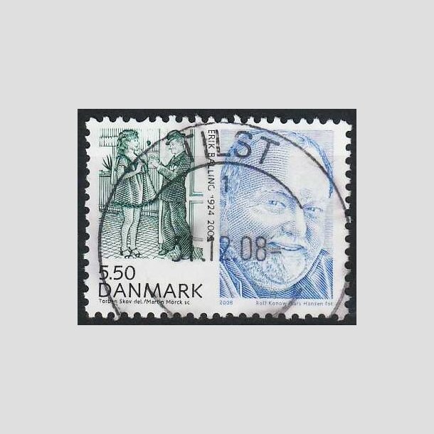 FRIMRKER DANMARK | 2008 - AFA 1551 - Store danskere 2. - 5,50 Kr. - Pragt Stemplet Tilst