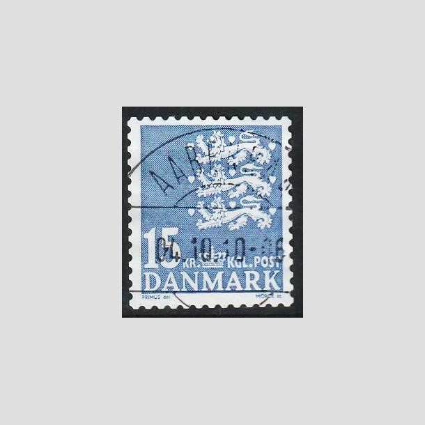 FRIMRKER DANMARK | 2004 - AFA 1377 - Lille Rigsvben - 15,00 Kr. lysbl - Lux Stemplet 