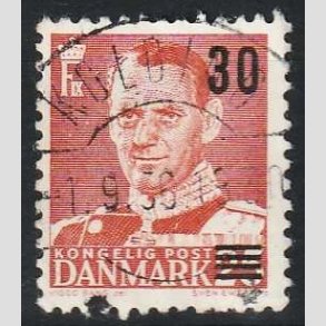 FRIMRKER DANMARK | 1955 - AFA 364 - Provisorier - 30/25 re rd - Pragt Stemplet Kolding