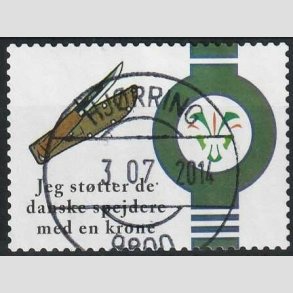 FRIM�RKER DANMARK | 2014 - AFA 1781 - Prinsesse Benedikte 70 �r. - VIGNET - Pragt Stemplet 