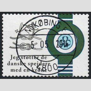 FRIM�RKER DANMARK | 2014 - AFA 1781 - Prinsesse Benedikte 70 �r. - VIGNET - Pragt Stemplet 