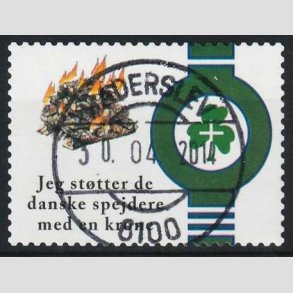 FRIM�RKER DANMARK | 2014 - AFA 1781 - Prinsesse Benedikte 70 �r. - VIGNET - Pragt Stemplet 