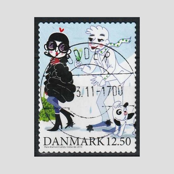 FRIMRKER DANMARK | 2010 - AFA 1639E - Vintereventyr - 12,50 Kr. flerfarvet - Pragt Stemplet