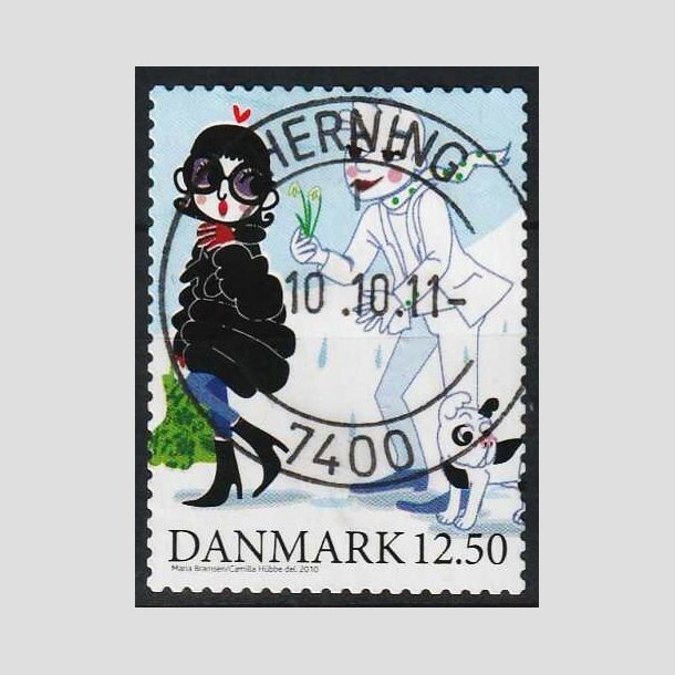 FRIMRKER DANMARK | 2010 - AFA 1639E - Vintereventyr - 12,50 Kr. flerfarvet - Pragt Stemplet