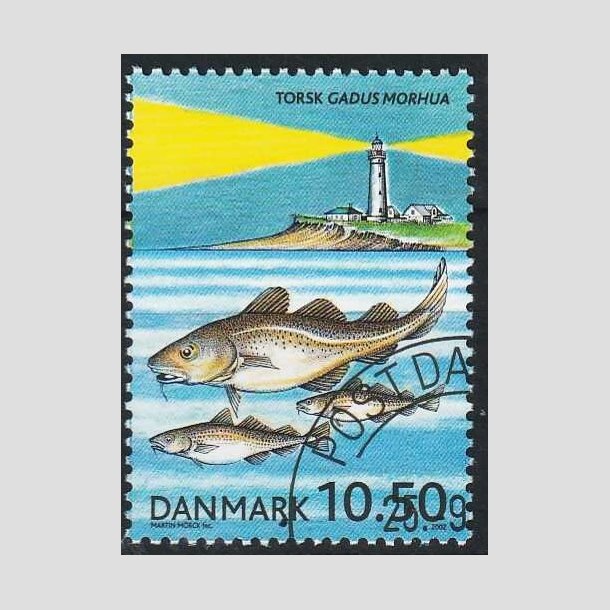 FRIMRKER DANMARK | 2002 - AFA 1327 - ICES havundersgelser 100 r. - 10,50 Kr. - Pnt Stemplet