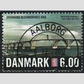 FRIM�RKER DANMARK | 2012 - AFA 1689a - Nordia 2012 - 6,00 Kr. flerfarvet - Lux Stemplet