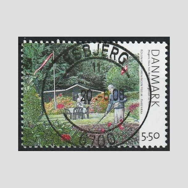 FRIMRKER DANMARK | 2008 - AFA 1548 - Kolonihaver - 5,50 Kr. flerfarvet - Pragt Stemplet Esbjerg
