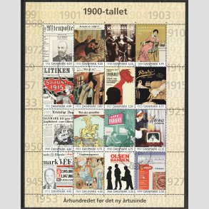 FRIMRKER DANMARK | 2000 - AFA 1270 - 1900-tallet. - 88,75 Kr. Miniark - Stemplet Hedehusene