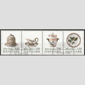 FRIMRKER DANMARK | 1990 - AFA 966-69 - Flora Danica 200 r - Sammentryk - Pragt Stemplet 