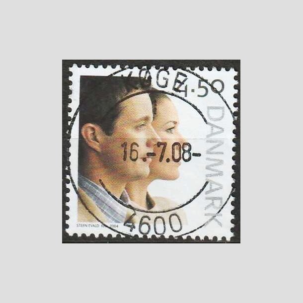 FRIMRKER DANMARK | 2004 - AFA 1388 - Kongeligt bryllup - 4,50 Kr. - Pragt Stemplet Kge