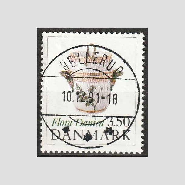 FRIMRKER DANMARK | 1990 - AFA 968 - Flora Danica 200 r - 3,50 Kr. - Lux Stemplet Hellerup