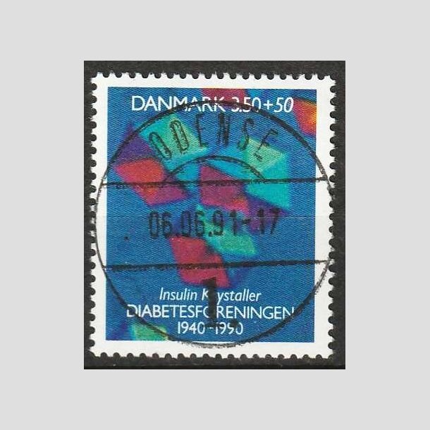 FRIMRKER DANMARK | 1990 - AFA 977 - Diabetesforeningen - 3,50 Kr. + 50 re - Lux Stemplet Odense