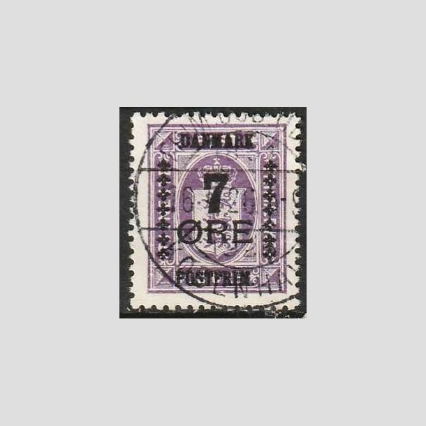 FRIMRKER DANMARK | 1926 - AFA 165 - 7/15 re violet Provisorier - Lux Stemplet 