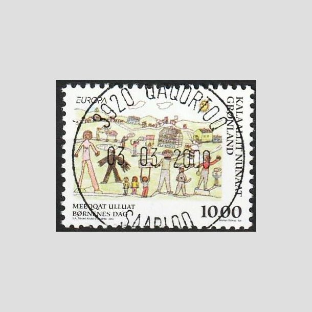 FRIMRKER GRNLAND | 1998 - AFA 328 - Europamrker - 10,00 kr. flerfarvet - Lux stemplet