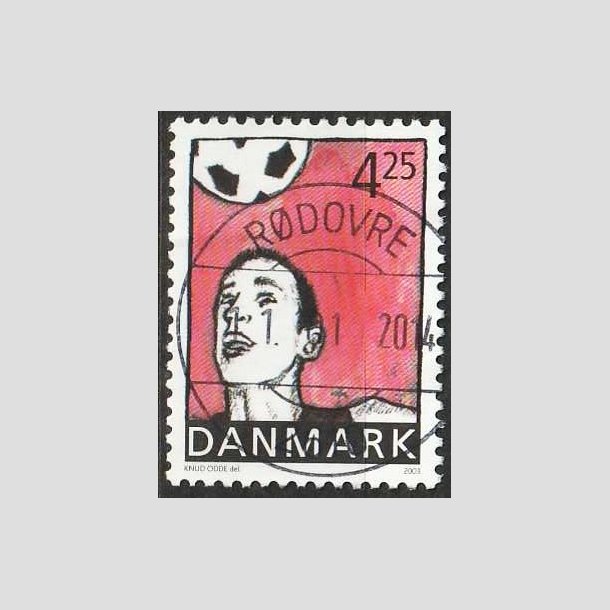 FRIMRKER DANMARK | 2002 - AFA 1342 - Sport og ungdom - 4,25 Kr. Fodbold - Lux Stemplet 