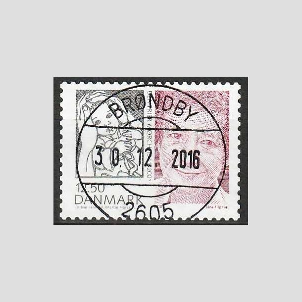 FRIMRKER DANMARK | 2010 - AFA 1635E - Store danskere 3. - 12,50 Kr. - Pragt Stemplet