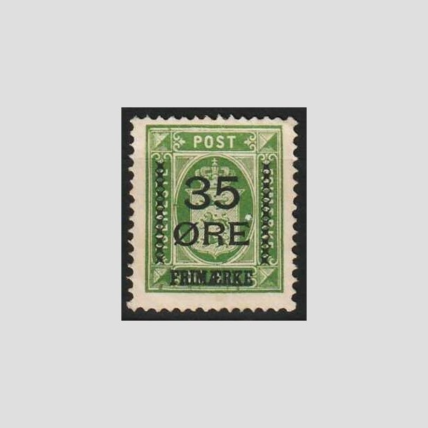 FRIMRKER DANMARK | 1912 - AFA 62 - 35/32 res Provisorier grn - Ubrugt