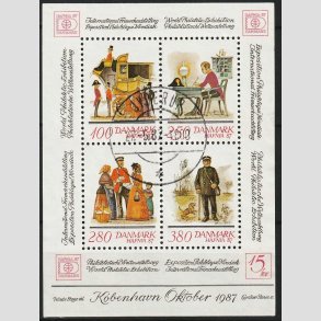 FRIM�RKER DANMARK | 1986 - AFA 869 - Hafniablok III Miniark - Lux Stemplet Jyderup