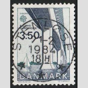 FRIMRKER DANMARK | 1983 - AFA 779 - EU Bygningskunst - 3,50 Kr. - Pragt Stemplet Stenlse