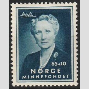 FRIMRKER NORGE | 1956 - AFA 419 - Mindefond - 65 + 10 re bl - Ubrugt